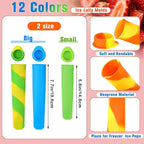 Lallisa 30 Pcs Ice Cream Molds Silicone Ice Lolly Mold Color Reusable Ice Lolly - Image 2