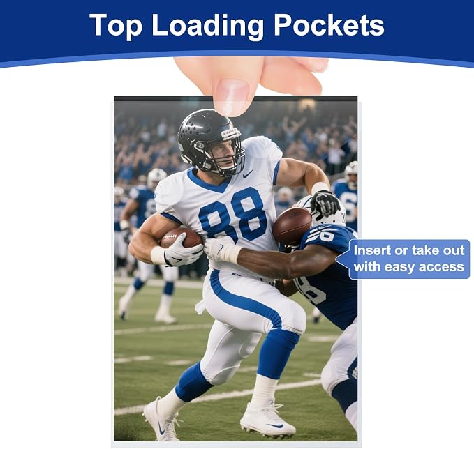 200 Pcs Soft Trading Card Sleeves, Top Loading Penny Card Sleeves - Image 3