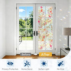 rabbitgoo Window Privacy Film, Stained Glass Window Film Decorative, 3D Rainbow - Image 4