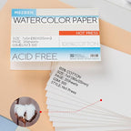 MEEDEN Watercolor Paper Block, 100% Cotton Watercolor Paper Pad of 20 Sheets - Image 2