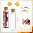 Gerrii 150 Pcs 15 ml Mini Glass Bottles - Image 2