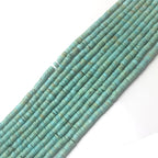 160pcs 4x2mm Natural Turquoise Heishi Disc Rondelle Spacer Stone Semi Precious - Image 2