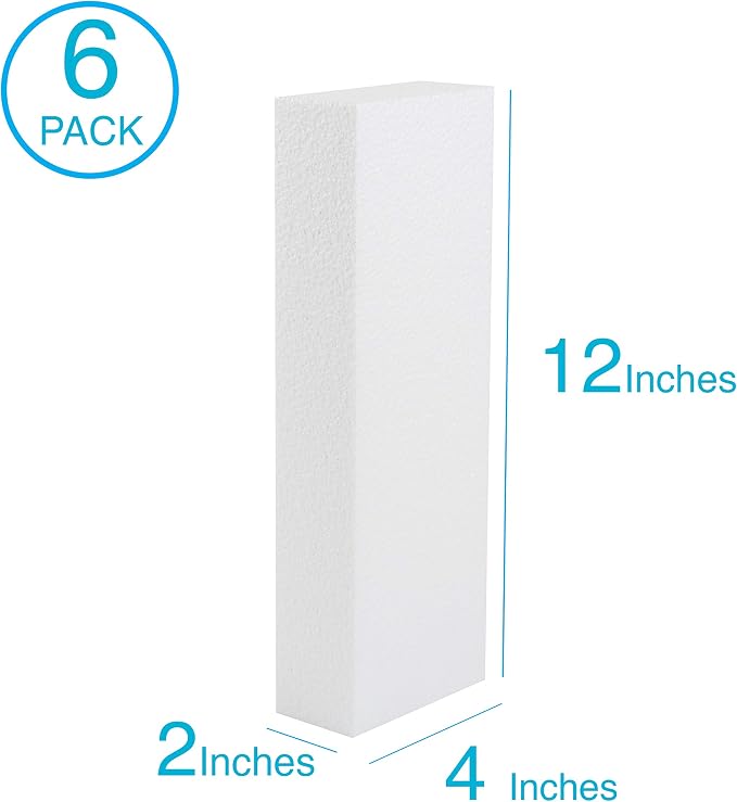 Silverlake 4x12x2 Craft Foam for Styrofoam Block Projects - Image 3