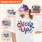 guangyintong Rainbow Glitter Heat Transfer Vinyl - Image 4