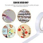 Double Sided Tape for Crafts, Double-Sided Tape for Arts, Scrapbook Supplies - Image 6