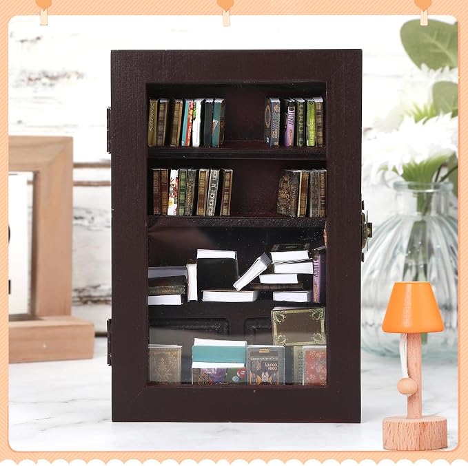 24PCS Miniature Books for Dollhouse, 1:12 Scale Mini Books | 24 pcs miniature - Image 5