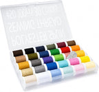 LEONIS 30 Color All-Purpose Polyester Sewing Threads 100 m / 110 yds Each by LEONIS