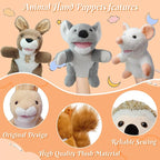 6 Pcs Animal Hand Puppets for Kids - Image 2