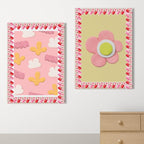 FYSUIMU 65.6 Ft Strawberry Bulletin Board Borders Summer Red Pink Bow - Image 5