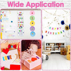600 Pcs 36 Sheets Letter Stickers 2.5 Inches Colorful Large Alphabet Number - Image 7