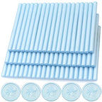 60pcs Wax Seal Sticks, Light Blue Sealing Wax Sticks, HOSEALING Glue Gun Wax by HOSEALING