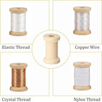 30 Pcs Wooden Spools, 3 Sizes Wooden Spools - Image 6
