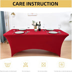 6-Pack 6ft Spandex Table Covers - Image 6