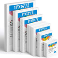 Gotideal Canvas for Painting, Blank Paint Canvases for Acrylic, Art Supplies by GOTIDEAL