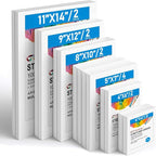 Gotideal Canvas for Painting, Blank Paint Canvases for Acrylic, Art Supplies by GOTIDEAL