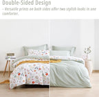 LEMIROE Botanical Cotton Comforter King Size 3Pcs - Image 3