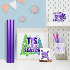 WRAPXPERT Purple Permanent Vinyl Metallic, Compatible - Image 5