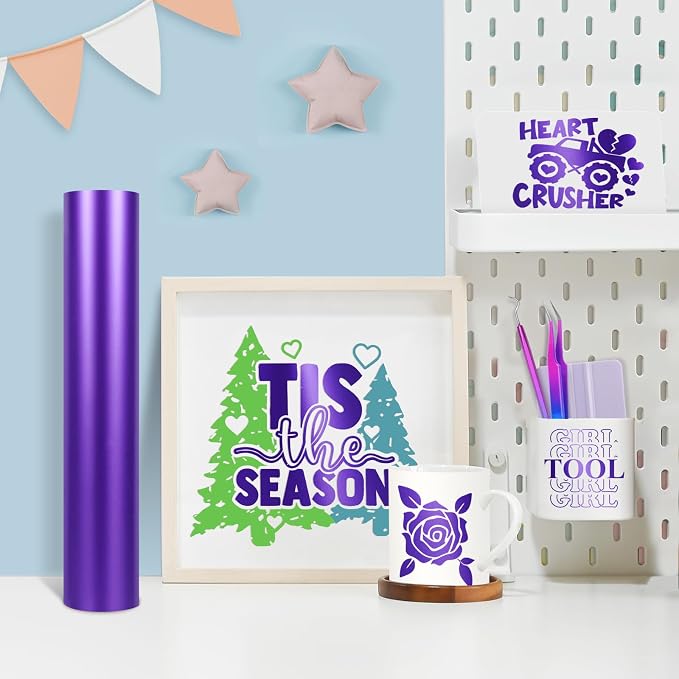 WRAPXPERT Purple Permanent Vinyl Metallic, Compatible - Image 5