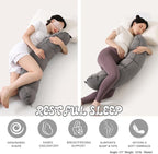 Peallow – Long Round Body Pillow - Image 5