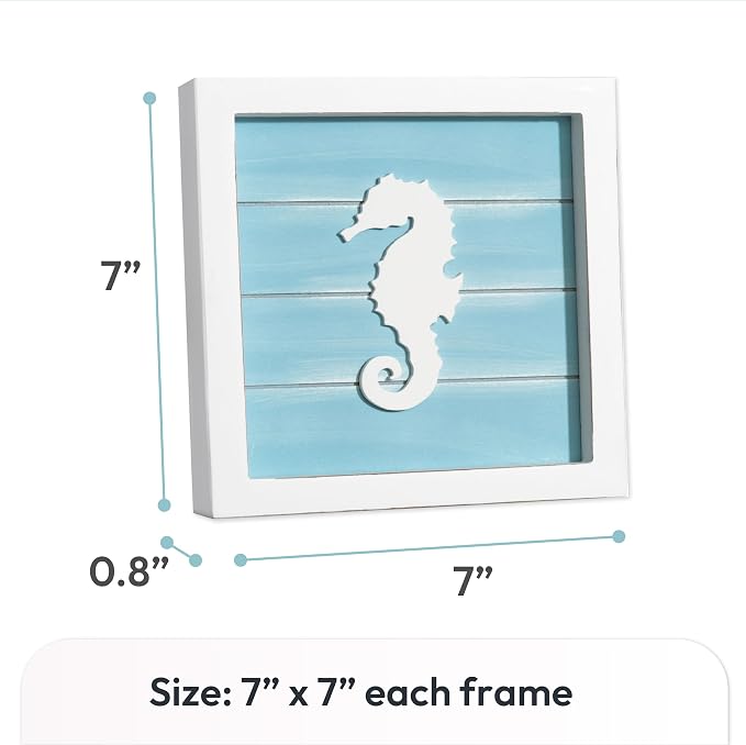 Tide and Tales Coastal Wall Art Beach Bathroom Wall Decor - Image 9