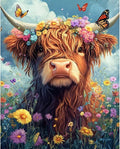 MYBISYMQQ Highland Cow Cross Stitch Kits by Unknown