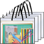 Opret 4 Pack 19x25 inch Art Portfolio Bags, Artwork Storage Case by Opret