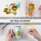 HTVRONT Bronze Gold Adhesive Vinyl - Image 7