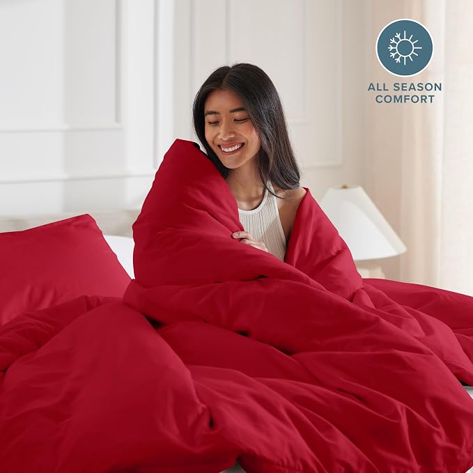 Bare Home Bedding Duvet Cover Queen Size - Image 3