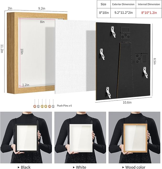 8x10 Shadow Box Picture Frame - Image 3