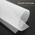 20 PCS Plastic Canvas Sheets 7 Count 9.8X 13.2Inch Plastic Mesh Sheet Large - Image 3