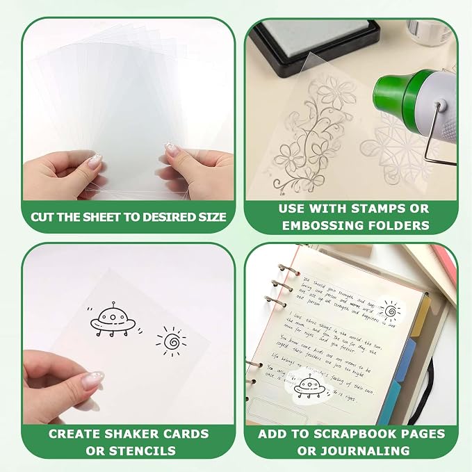 Clear Acetate Sheets for Shaker Cards - Image 3