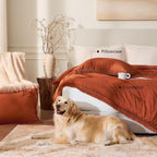 Andency California King Comforter Set Burnt Orange - Image 5