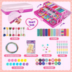 TingingYuli Friendship Bracelet Making Kit, 3-Layer Storage Box, Gift 6-12 | - Image 3