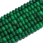 Songxi 5x8mm Natural Canada Green Stone Rondelle Beads, Gemstone - Image 3
