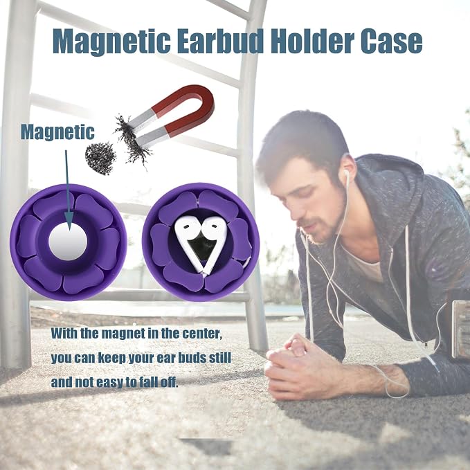 MAIRUI Wired Earbud Case Earphone Headphone Cord Organizer Earbuds Wrap Soft - Image 2