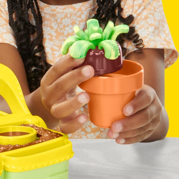 Play-Doh Blooming Flower Garden Toy Playset, Nature Pretend Play, Kids Arts & - Image 10