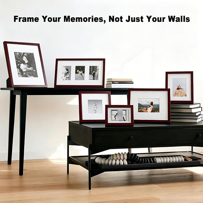 RPJC 3.5x5 inch Picture Frame Made of Solid Wood High Definition Glass - Image 3