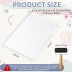 Fuyoooo 12" x 14" Gel Printing Plate Kit - Image 2