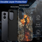 Case for Samsung Galaxy S25 Edge Case, Halloween Witch Moon Stained Glass - Image 6