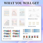 Okarina 6 Pack Paint by Numbers Kit - Image 5