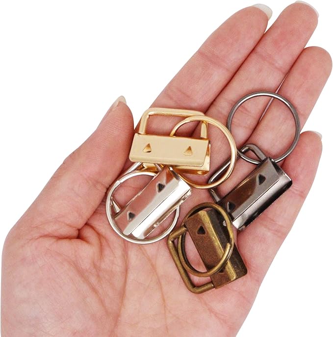 Key Fob Hardware, Key Lanyard, Keychain Making Kit Crafts DIY Supplies - Image 4