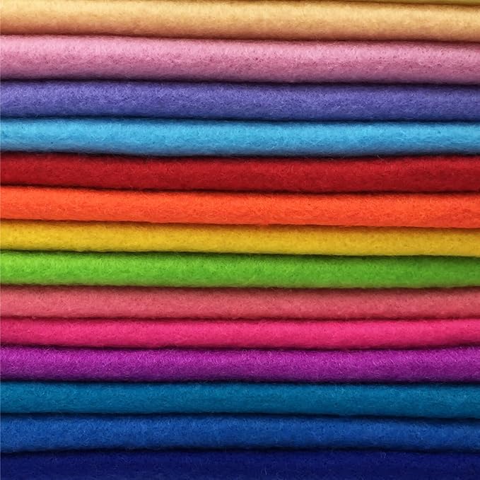 flic-flac 28pcs Large 17.8 x 17.8 inches Acrylic Felt Soft Nonwoven Fabric DIY - Image 4