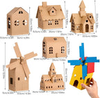 NUOBESTY 6 Pcs Cardboard Houses - Image 3