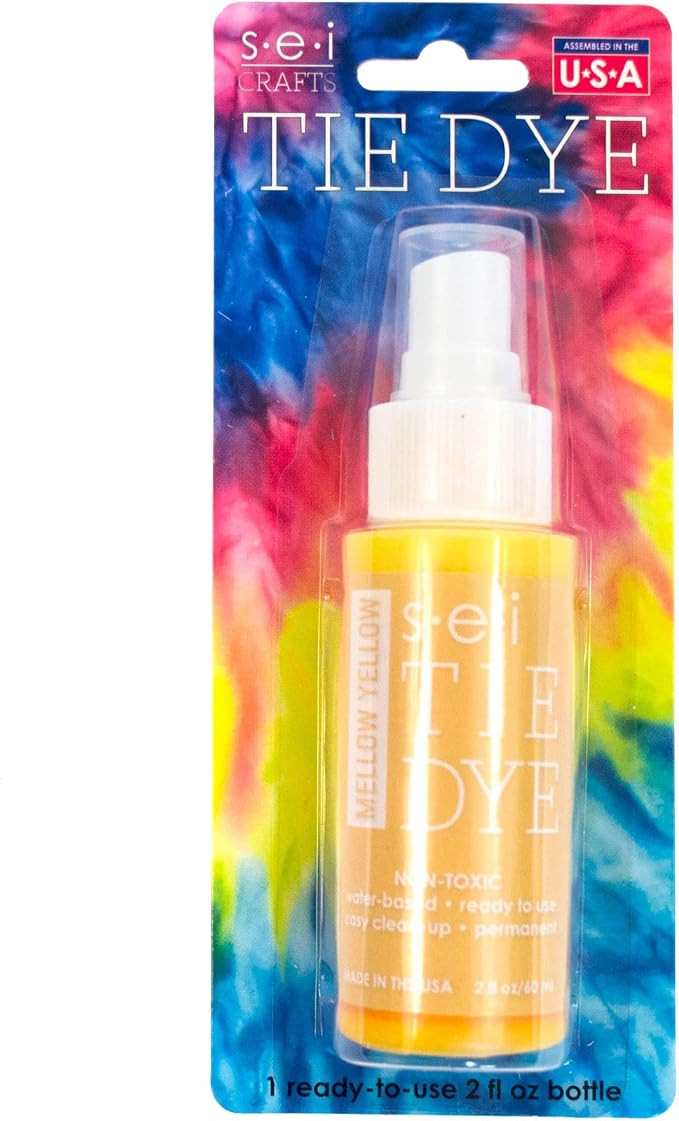 S.E.I. Mellow Yellow Tie Dye Spray Bottle: 2oz. Non Toxic Fabric Dye Spray - Image 4