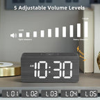 uscce Wooden Digital Alarm Clocks - Image 6