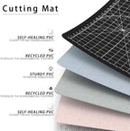 DIYSELF Cutting Mat 8in×6in, Self Healing Cutting Mat, A5 Rotary Cutting Mats - Image 7