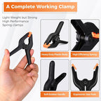 Heavy Duty Spring Clamps, 3.7 Inch Small Heavy Duty Clip - Image 3