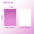 20 Sheets Glitter Decorative Cardstock Paper 30 X 20cm A4 Paper - Image 8