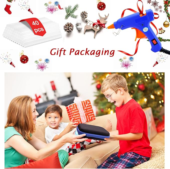 Hot Glue Gun Kit, 40 Glue Sticks - Image 3