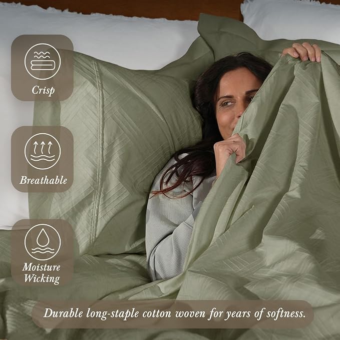 Threadmill Twin Sheets for Twin Mattress | 800 Thread Count Jacquard Celine - Image 3